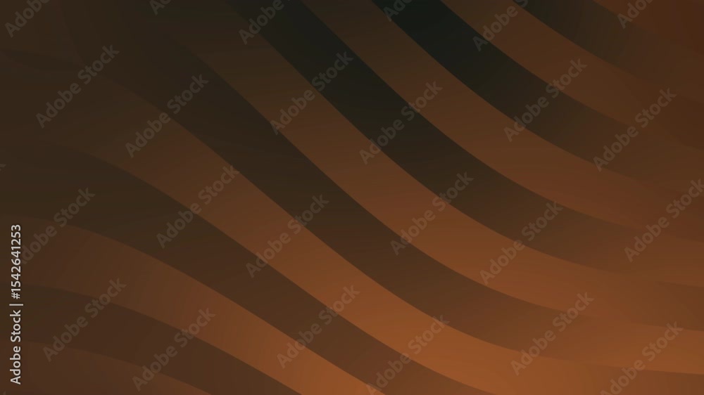 Poster brown gradient background with dark and light brown curved stripes creating a wavy pattern. the colo