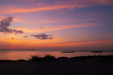 Obraz premium sunset over the ocean