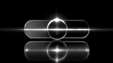 Sleek toggle switch graphic