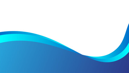 Abstract blue wave lines business background. Use for landing page, book covers, brochures, flyers, magazines, any brandings, banners, headers, presentations, and wallpaper backgrounds