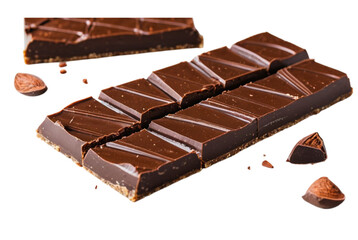 Homemade raw vegan chocolate candy bar indulgent snack