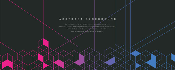Graphic design element and abstract geometric background.	