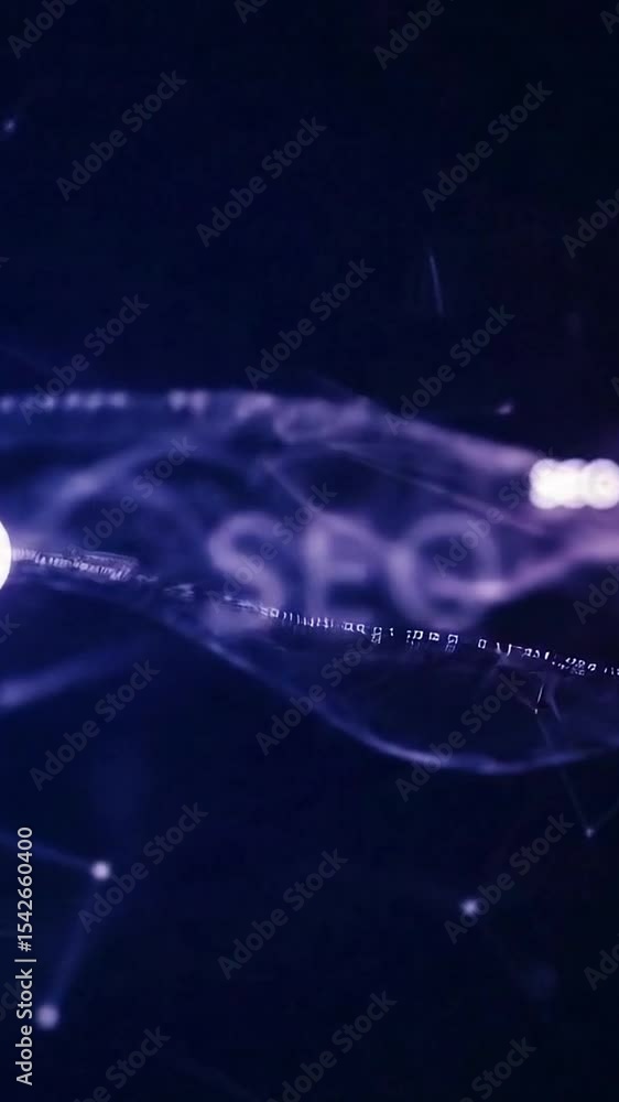 Poster seo technology background. optimize your website with effective strategies for better search engine 
