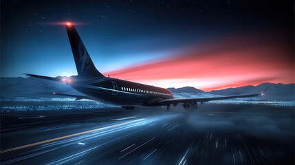Innovative airline safety gps-enhanced warning center for airplane landing travel at night