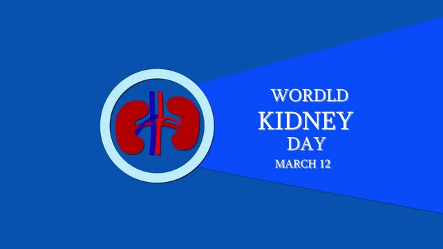 world kidney day motion video, ideal for world kidney day celebration