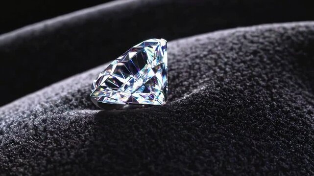 4K UHD Close-Up of a Large Diamond