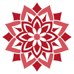 Obraz premium Gold-Outlined Mandala on Dark Canvas Featuring Leaf and Circle Harmony