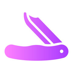 pocket knife gradient icon