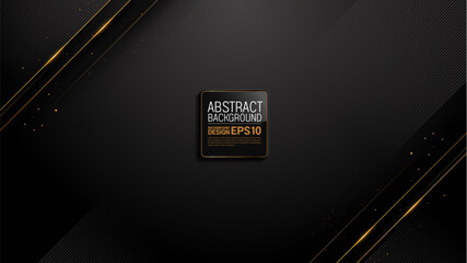 Premium 1920x1080 abstract vector with gold and black diagonal lines, clean layout design for digital marketing, energy presentation, tech banner, not made with AI tools
