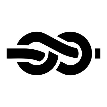 knot glyph icon