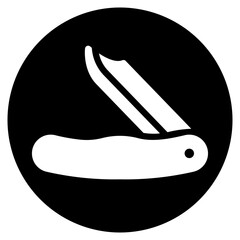 pocket knife glyph icon