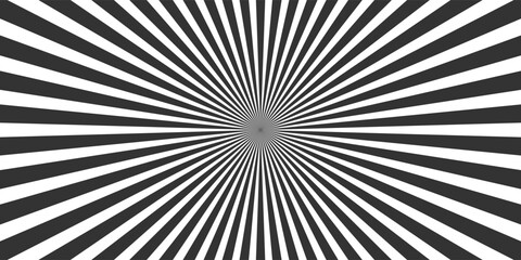 Obraz premium White and black ray burst style background