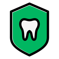 tooth medical insurance icon