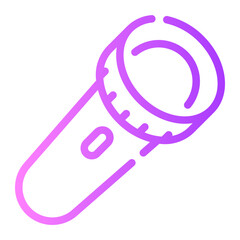 flashlight gradient icon