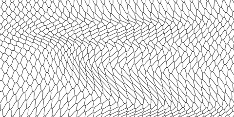 Curved net pattern. Seamless design for sportswear or equipment like soccer goals, volleyball nets, basketball hoops, hockey nets, and athletic gear. eps10