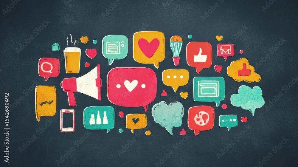Poster Creating a Supportive Social Media Campaign Through Engaging Content and Effective Communication Strategies for All Audiences