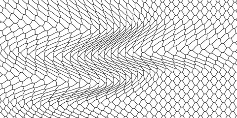 Curved net pattern. Seamless design for sportswear or equipment like soccer goals, volleyball nets, basketball hoops, hockey nets.