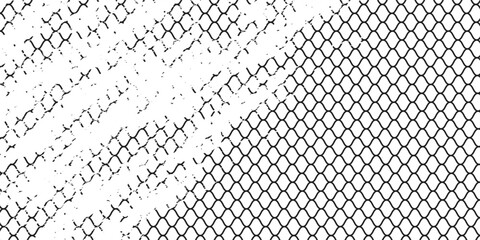 Mesh texture for fishing nets. Grunge pattern for sportswear or soccer goal, volleyball net, basketball hoop, hockey, athletics. Grunge background
