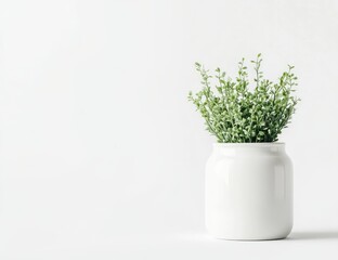 Small potted plant, minimalist style