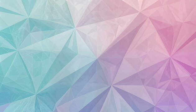 Abstract Vector Background with Gradient Triangles and Hexagonal Shapes