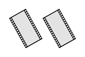 film strip vector illustration, filmstrip frame mockup, negative frame mockup  