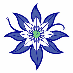 Blue crown Passion flower