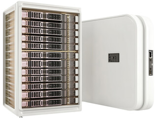 Innovative data center server design enhancing internet safety and cloud efficiency in a modern environment