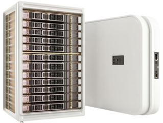 Innovative data center server design enhancing internet safety and cloud efficiency in a modern environment