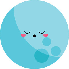 Earth and Moon Harmony Concept