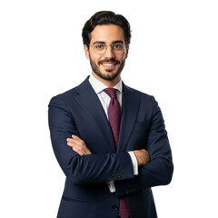 portrait of a smiling businessman