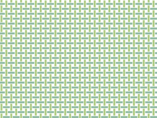 格子文様　６　シンプルで美しい日本の伝統文様　グリーン系