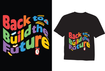 Back to School Graphic Tee Featuring a Gaming Controller and Rainbow