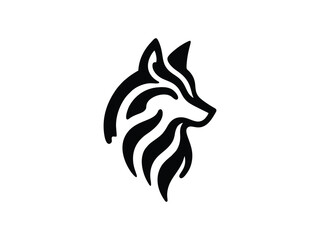 Obraz premium Wolf Head Illustration for Graphic Design