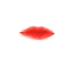 Lips Illustration Without Background