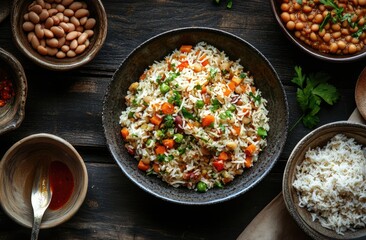 Mixed Vegetable and Rice dish