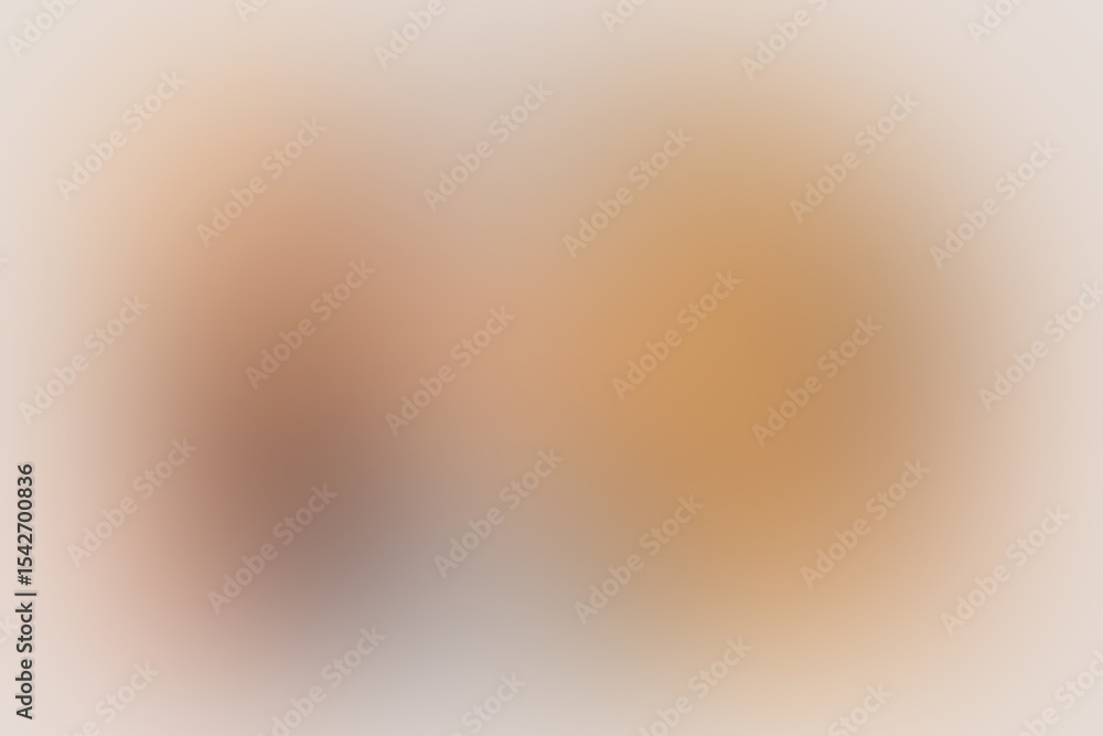 Fototapete Abstract soft brown color warm toon gradient blur background. Blur background with brown color warm toon gradient smooth and soft. 