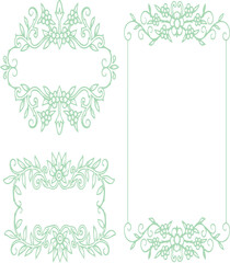 Beautiful flower art and mandala vector design