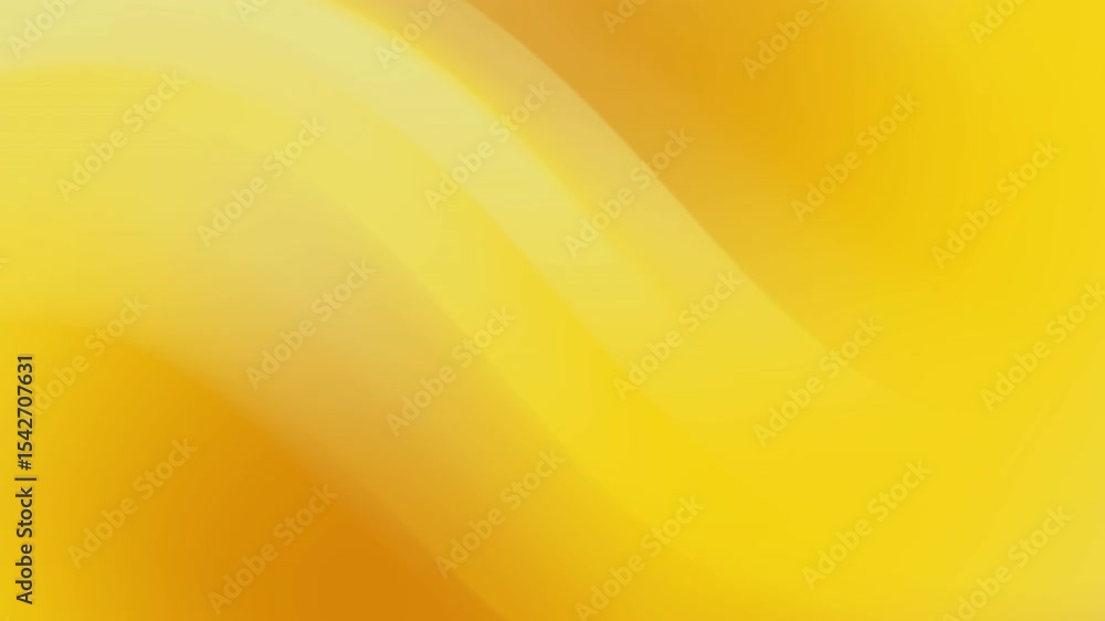Poster warm yellow and orange gradient background with smooth, flowing curves. soft lighting creates a subt