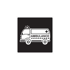 ambulance icon symbol sign vector