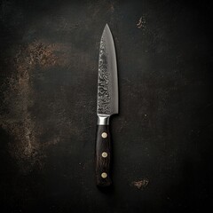 Knife on Dark Background