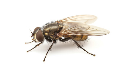 fly isolated on a white