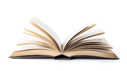 open book isolated on white background