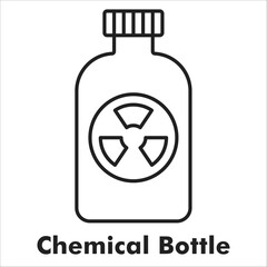 Chemical Bottle Outline Icon
