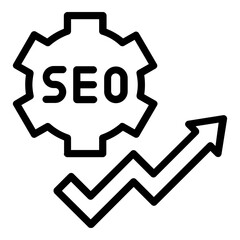 growth icon line