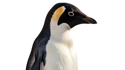Obraz premium Emperor Penguin Isolated on White Background PNG