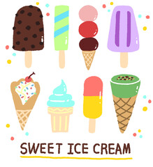 ice cream collection 아이스크림 세트 