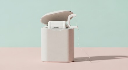 Dental Floss Container Open