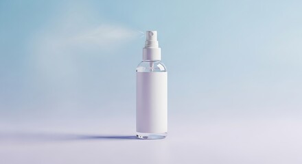 Spray Bottle with Label
