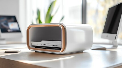 A compact booster hidden inside a modern smart furniture design