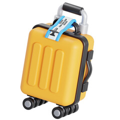 Luggage 3D illustration